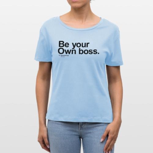 Boss in black - Stanley/Stella Serena Women’s Relaxed Organic T-Shirt