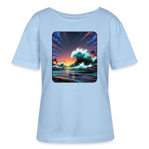 Infinite Wave Field - Stanley/Stella Serena Women’s Relaxed Organic T-Shirt