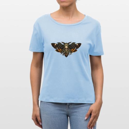 Cthulhu Moth Skull - Stanley/Stella Serena Women’s Relaxed Organic T-Shirt