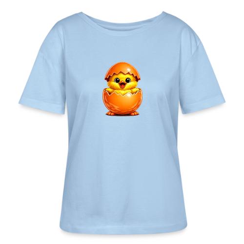 Easter Chick Orange - Stanley/Stella Serena Women’s Relaxed Organic T-Shirt