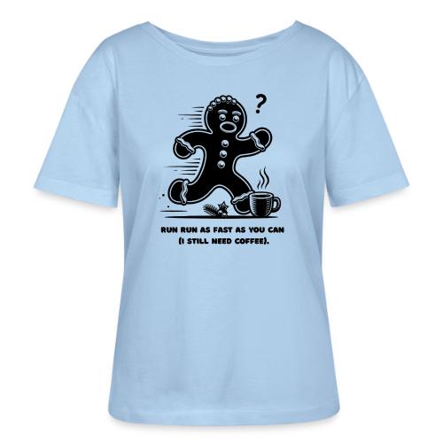 Gingerbread Man T-Shirt - Stanley/Stella Serena Women’s Relaxed Organic T-Shirt