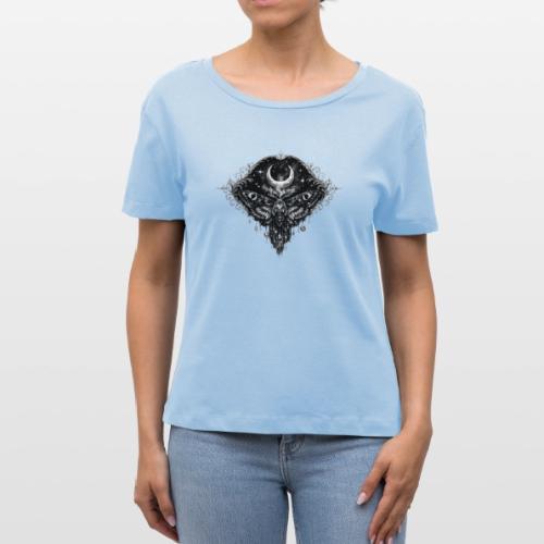 Crescent Moth - Stanley/Stella Serena Women’s Relaxed Organic T-Shirt