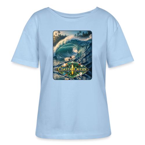 Coastal Cavern Wave - Stanley/Stella Serena Women’s Relaxed Organic T-Shirt