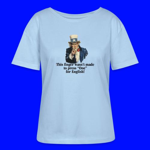 Uncle Sam - Finger - Stanley/Stella Serena Women’s Relaxed Organic T-Shirt