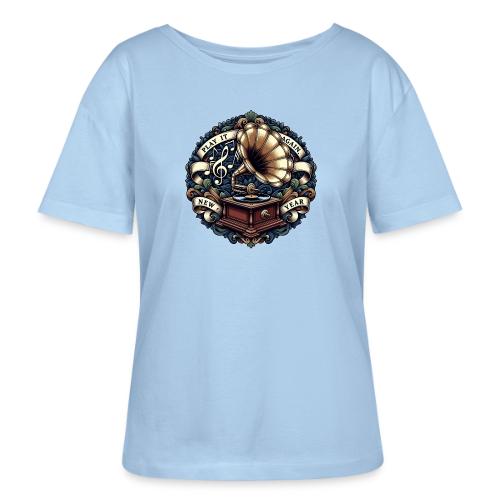 Ornate Phonograph T-Shirt - Stanley/Stella Serena Women’s Relaxed Organic T-Shirt