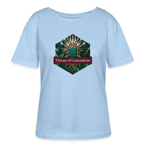 Women’s Day Vine Throne T Shirt, Gift for Grandma - Stanley/Stella Serena Women’s Relaxed Organic T-Shirt