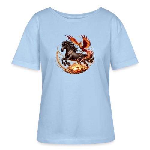 Year of the Horse Phoenix T Shirt, Lunar NY Gift - Stanley/Stella Serena Women’s Relaxed Organic T-Shirt