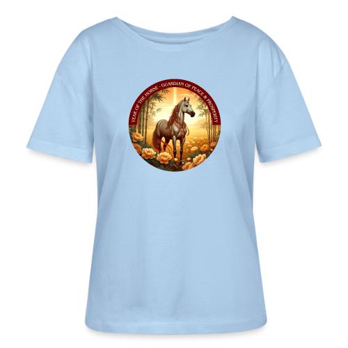 Year of the Horse Guardian T Shirt, Lunar New Year - Stanley/Stella Serena Women’s Relaxed Organic T-Shirt