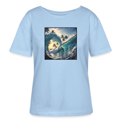 Double-Barrel Wave - Stanley/Stella Serena Women’s Relaxed Organic T-Shirt