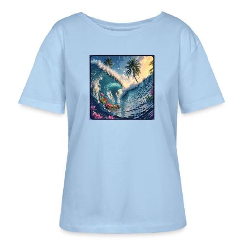 Half Pipe Wave - Stanley/Stella Serena Women’s Relaxed Organic T-Shirt