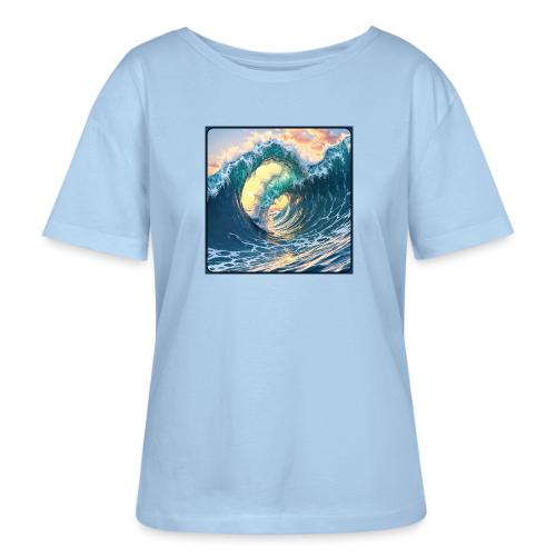 Double Barrel Wave - Stanley/Stella Serena Women’s Relaxed Organic T-Shirt