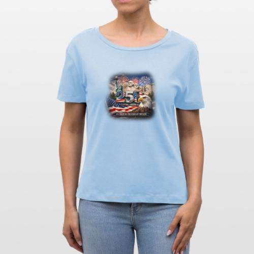 1776-2026 | Celebrating 250 Years of Freedom - Stanley/Stella Serena Women’s Relaxed Organic T-Shirt