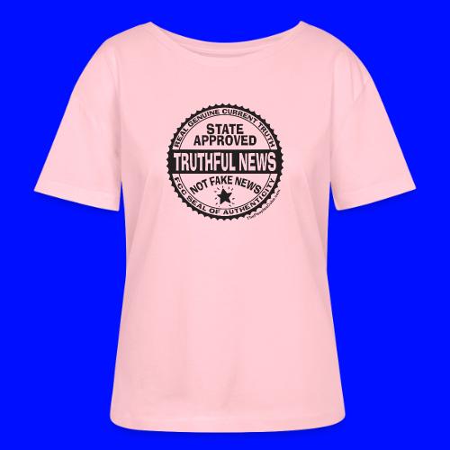 Truthful News FCC Seal - Stanley/Stella Serena Women’s Relaxed Organic T-Shirt