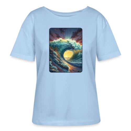 Eternal Circle Wave - Stanley/Stella Serena Women’s Relaxed Organic T-Shirt