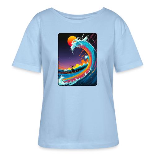 Sunshine Surfing - Stanley/Stella Serena Women’s Relaxed Organic T-Shirt