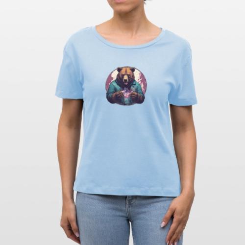 Magical Bear - Stanley/Stella Serena Women’s Relaxed Organic T-Shirt