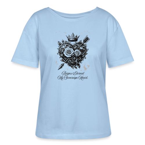 Royal Heart T-Shirt, Mug, & Leggings - Stanley/Stella Serena Women’s Relaxed Organic T-Shirt