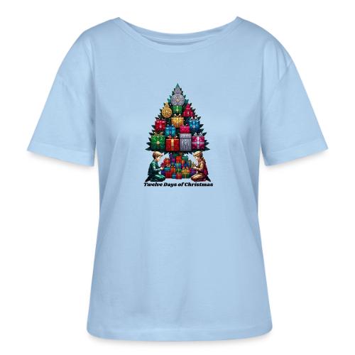 Twelve Days of Gifts T-Shirt - Stanley/Stella Serena Women’s Relaxed Organic T-Shirt