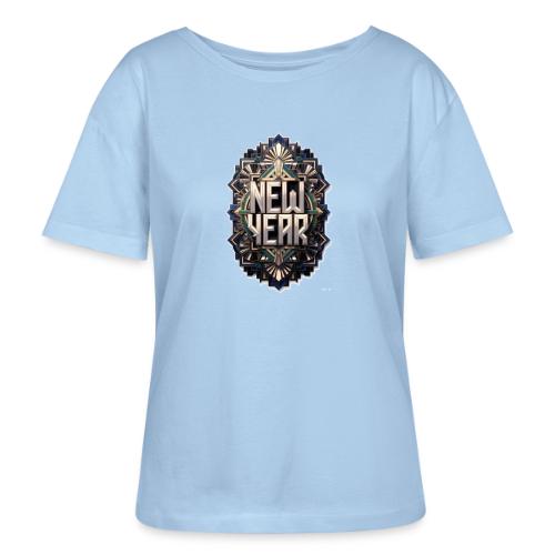 Evergreen New Year T-Shirt - Stanley/Stella Serena Women’s Relaxed Organic T-Shirt