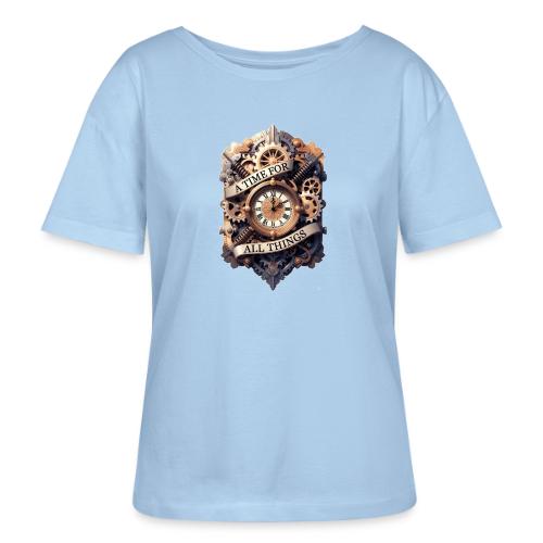 Ornate Clockwork T-Shirt - Stanley/Stella Serena Women’s Relaxed Organic T-Shirt