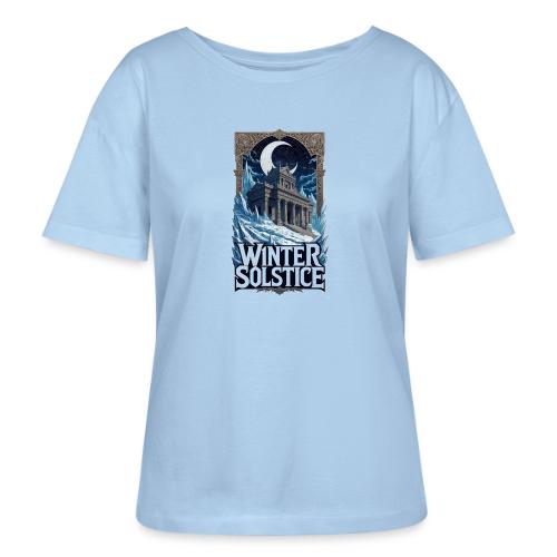Winter Solstice Temple T-Shirt - Stanley/Stella Serena Women’s Relaxed Organic T-Shirt