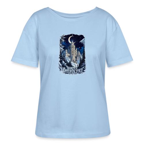 Celestial Winter Temple T-Shirt - Stanley/Stella Serena Women’s Relaxed Organic T-Shirt