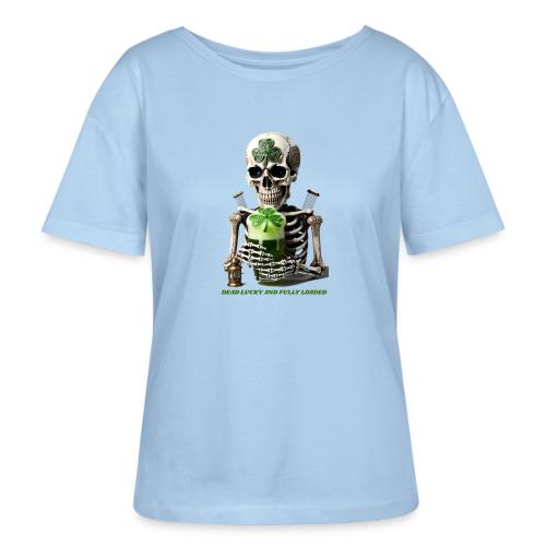 Eternal Stout Skeleton Graphic Tee - Stanley/Stella Serena Women’s Relaxed Organic T-Shirt