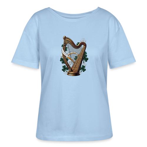 Emerald Harp Shenanigans T-Shirt - Stanley/Stella Serena Women’s Relaxed Organic T-Shirt