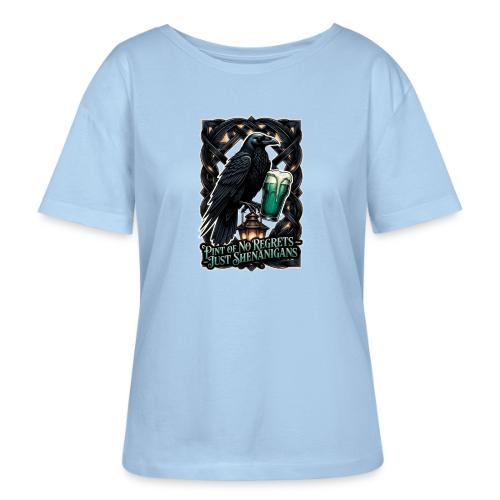 Sarcastic Raven Shenanigans Tee - Stanley/Stella Serena Women’s Relaxed Organic T-Shirt