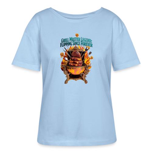 Grill Master Legend T Shirt - Stanley/Stella Serena Women’s Relaxed Organic T-Shirt