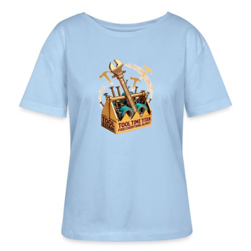 Tool Time Titan T Shirt, Funny Dad Gift - Stanley/Stella Serena Women’s Relaxed Organic T-Shirt