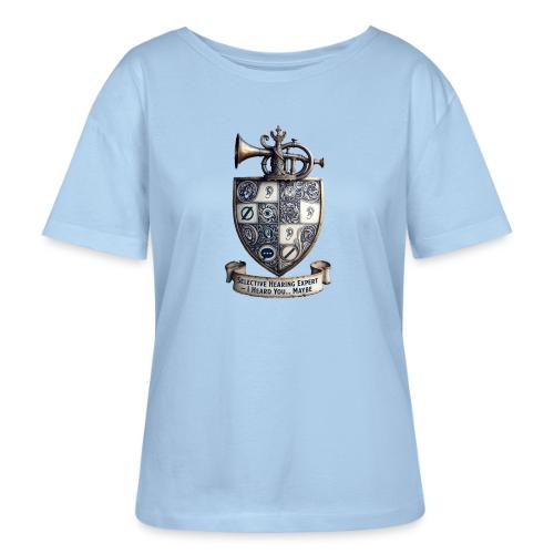 Selective Hearing Expert Crest T Shirt - Stanley/Stella Serena Women’s Relaxed Organic T-Shirt