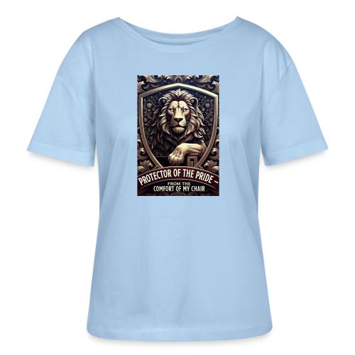 Lion King T Shirt, Funny Low-Effort Father Gift - Stanley/Stella Serena Women’s Relaxed Organic T-Shirt