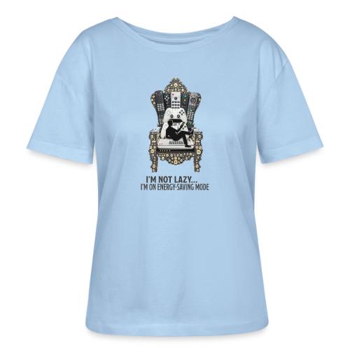 Remote Throne Procrastinator T Shirt, Dad Gift - Stanley/Stella Serena Women’s Relaxed Organic T-Shirt