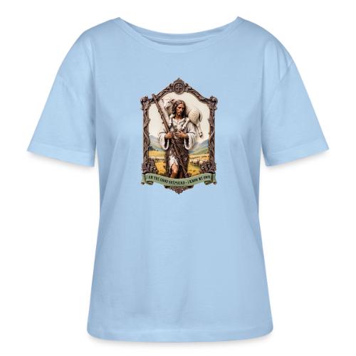 I Am The Good Shepherd T Shirt, Christian Gift - Stanley/Stella Serena Women’s Relaxed Organic T-Shirt