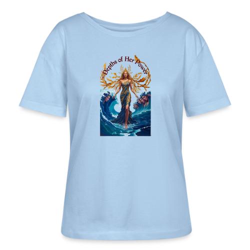 Women’s Day Tidal Sovereign T Shirt, Gift for Wife - Stanley/Stella Serena Women’s Relaxed Organic T-Shirt