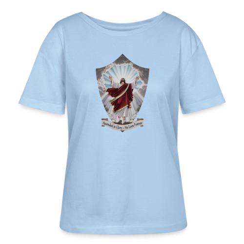 Easter Ascended in Glory T Shirt,Resurrection Gift - Stanley/Stella Serena Women’s Relaxed Organic T-Shirt
