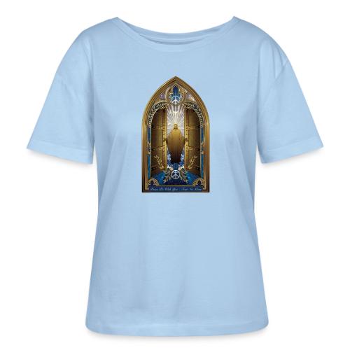 Easter Peace Be With You Locked Doors T Shirt,Gift - Stanley/Stella Serena Women’s Relaxed Organic T-Shirt