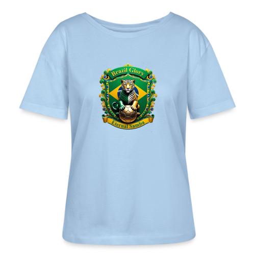 Brazil Jaguar Glory Tee, Brazilian Pride Gift - Stanley/Stella Serena Women’s Relaxed Organic T-Shirt