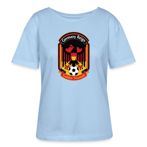Germany Eagle Reign T-Shirt, German Flag Gift - Stanley/Stella Serena Women’s Relaxed Organic T-Shirt