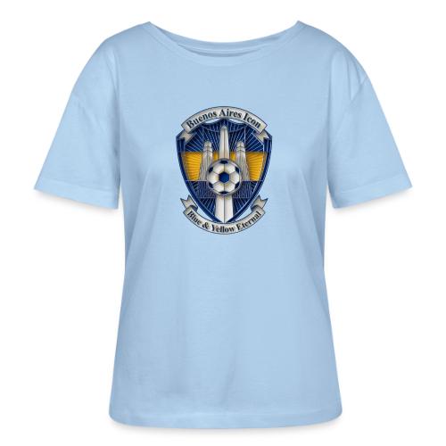 Buenos Aires Icon T Shirt, Soccer City Pride Gift - Stanley/Stella Serena Women’s Relaxed Organic T-Shirt
