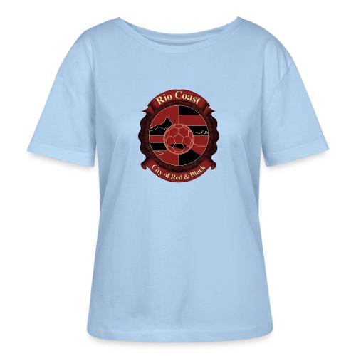 Flamengo Rio Coast T Shirt, Football Pride Gift - Stanley/Stella Serena Women’s Relaxed Organic T-Shirt