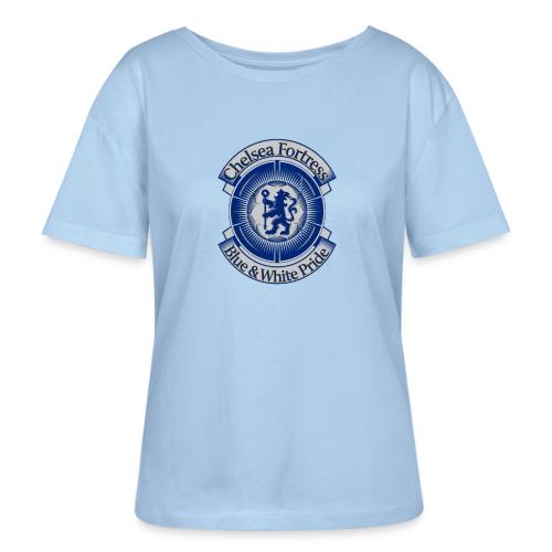 Chelsea Fortress T Shirt, Soccer City Pride Gift - Stanley/Stella Serena Women’s Relaxed Organic T-Shirt