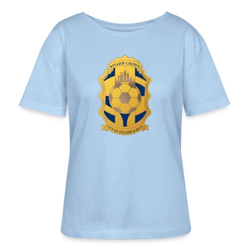 Riyadh Crown T Shirt, Modern Desert Pride Gift - Stanley/Stella Serena Women’s Relaxed Organic T-Shirt