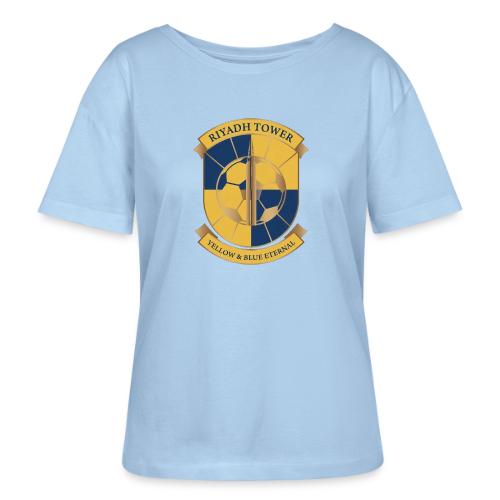 Riyadh Tower Premium T Shirt, Football Pride Gift - Stanley/Stella Serena Women’s Relaxed Organic T-Shirt