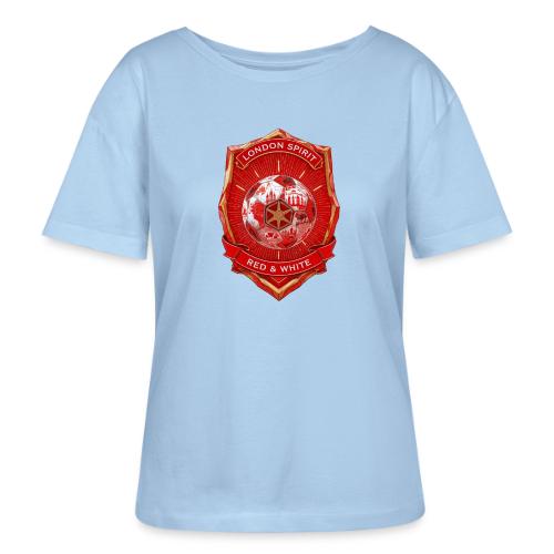 London is Red T Shirt, Football City Pride Gift - Stanley/Stella Serena Women’s Relaxed Organic T-Shirt