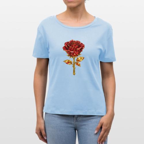 Golden Rose - Stanley/Stella Serena Women’s Relaxed Organic T-Shirt