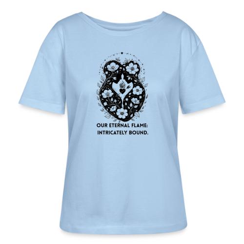Eternal Flame of Embrace T-Shirt - Stanley/Stella Serena Women’s Relaxed Organic T-Shirt