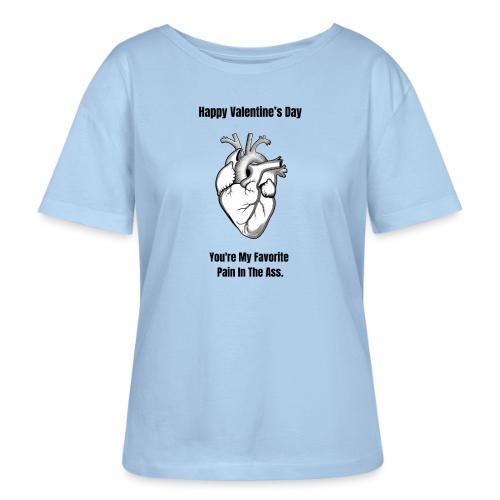 I'm Glad I Swiped Right T-Shirt | Funny Valentine - Stanley/Stella Serena Women’s Relaxed Organic T-Shirt