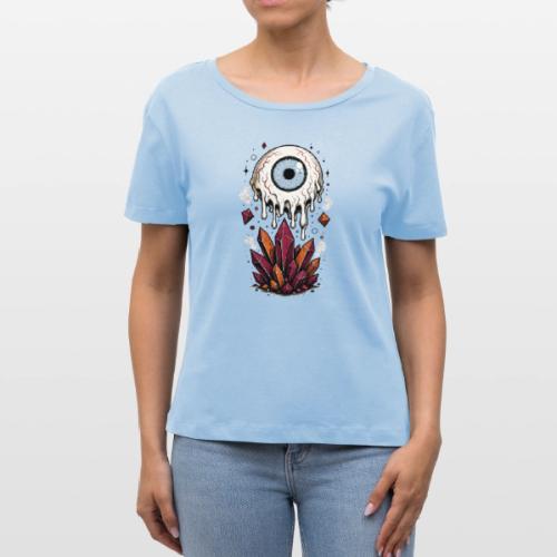 Melting Eyeball - Stanley/Stella Serena Women’s Relaxed Organic T-Shirt